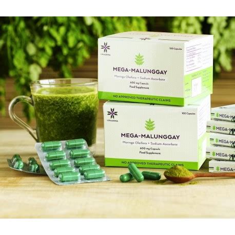 mega malunggay capsule|100 mg Non.